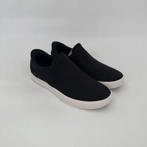 Kizik Venice Mens Size 8.5 Wide Black Athletic Slip On Hands Free Shoes Sneakers